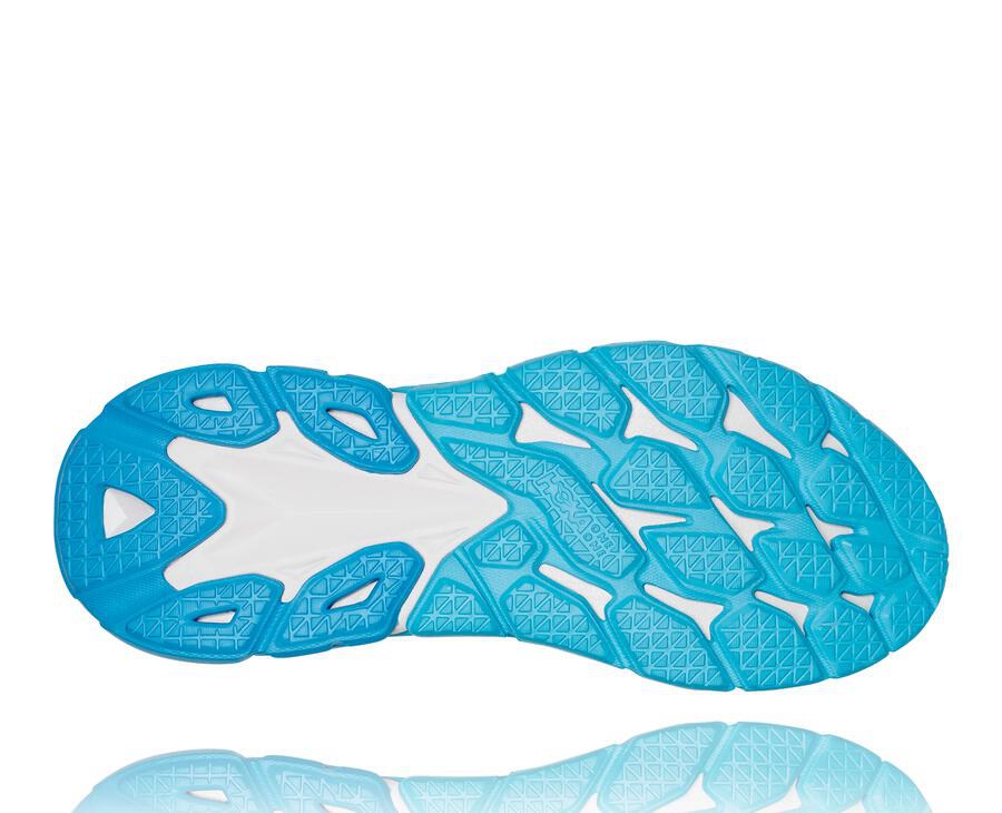 Hoka One One Koşu Ayakkabısı Erkek Beyaz/Mavi - Clifton Edge - ZS7635049